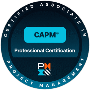 Badge representing Certified Associate in Project Management